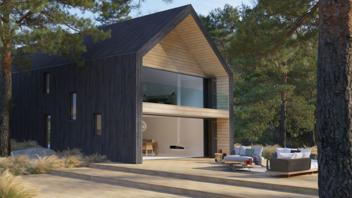 Burnt Cedar - Board & Batten+ - Open Habitat